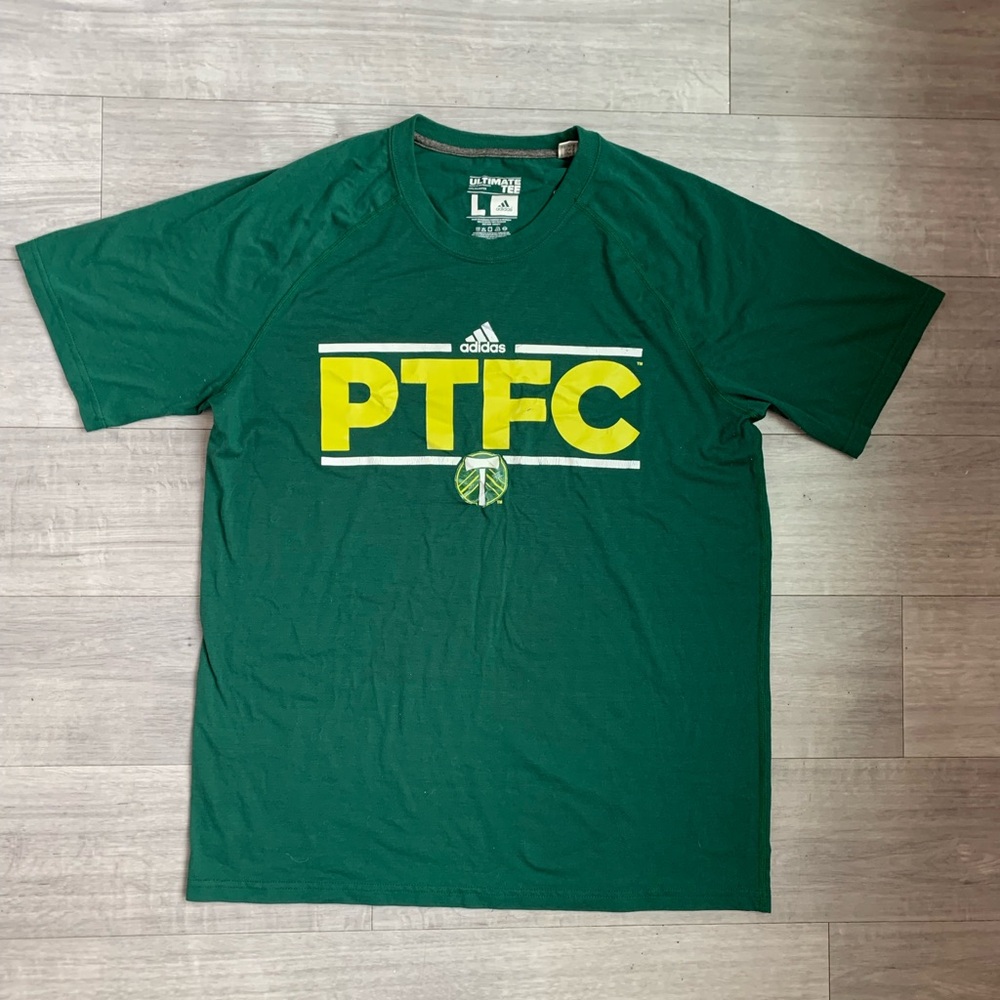 Adidas PTFC Green Men's Tee Portland Timbers Football Club Vintage 2016 T shirt
